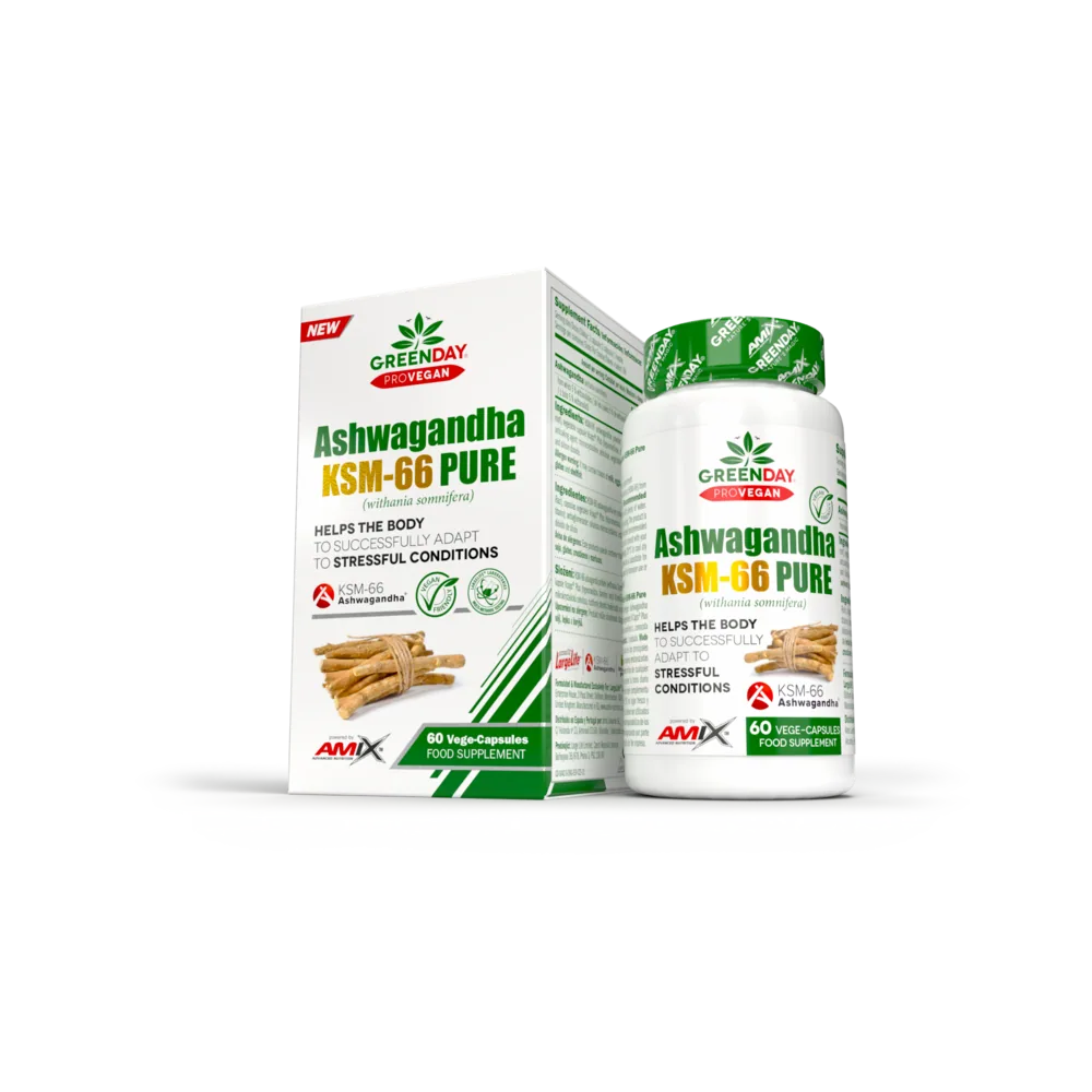 GREENDAY®PROVEGAN ASHWAGANDHA KSM-66 PURE 60 VCAPS