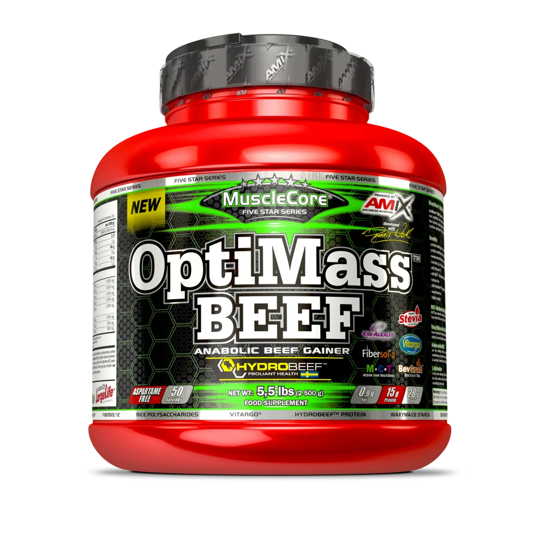 OPTIMASS BEEF GAINER 2500 GR