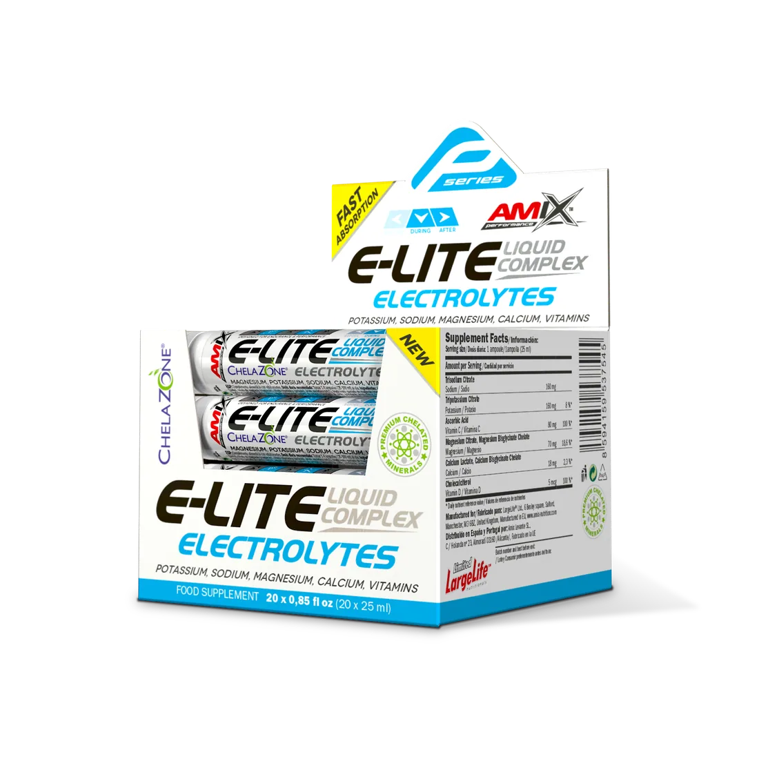 E-LITE ELECTROLYTES LIQUID 20*25 ml