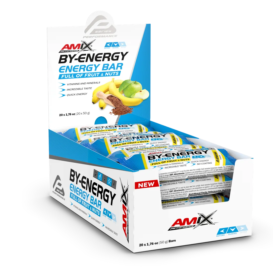 BY-ENERGY BARS 20*50 GR