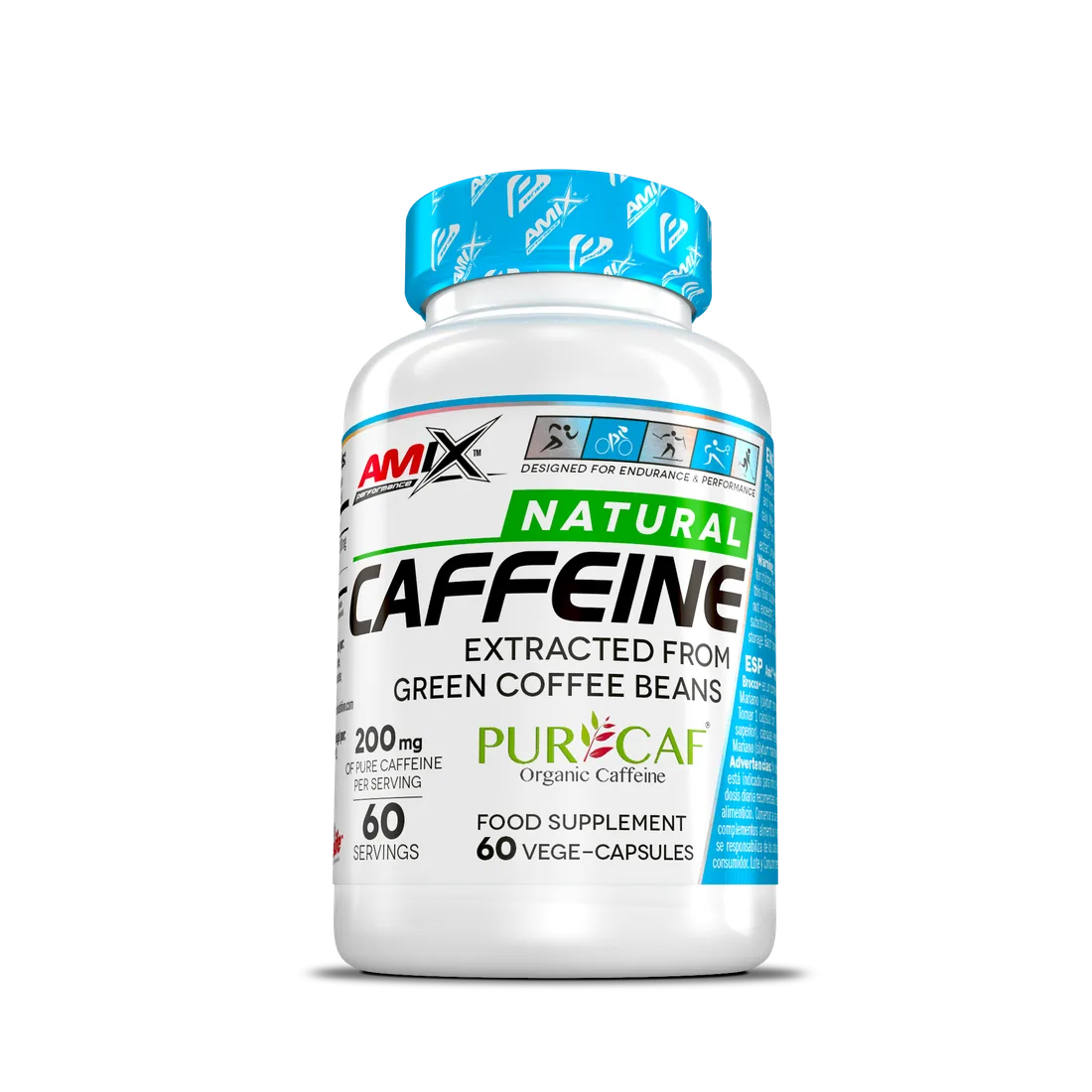 PERFORMANCE NATURAL CAFFEINE PURCAF 60 CAPS