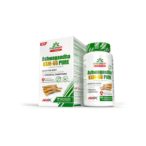 GREENDAY®PROVEGAN ASHWAGANDHA KSM-66 PURE 60 VCAPS